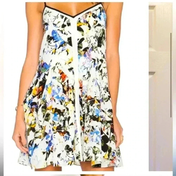 Elizabeth and James 'Linda' Silk dress Sz Large - Picture 1 of 10